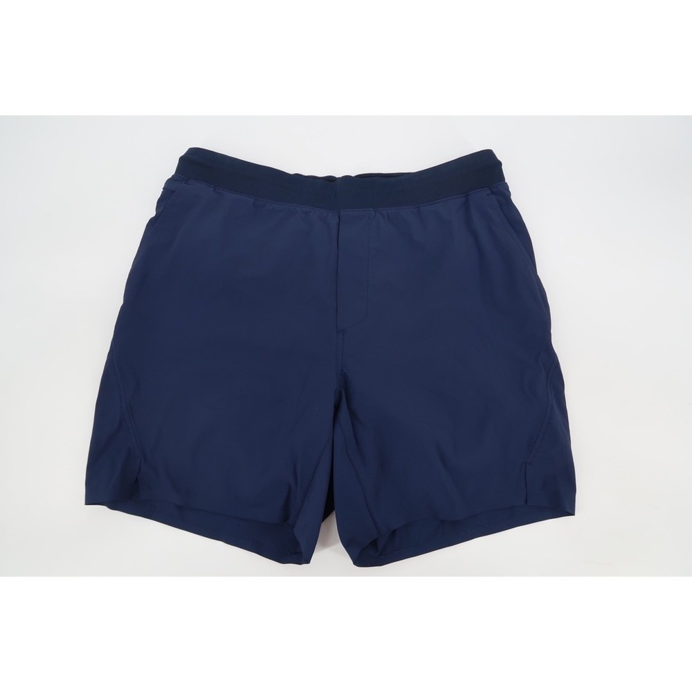 Ten Thousand Set Short Mens Large Navy 6.5 Inseam Hybrid Training Shorts Lined